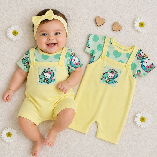 ✨ Set x3 Overoles + Camiseta para Bebé ✨