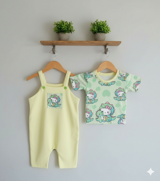 overol para niña hello kitty