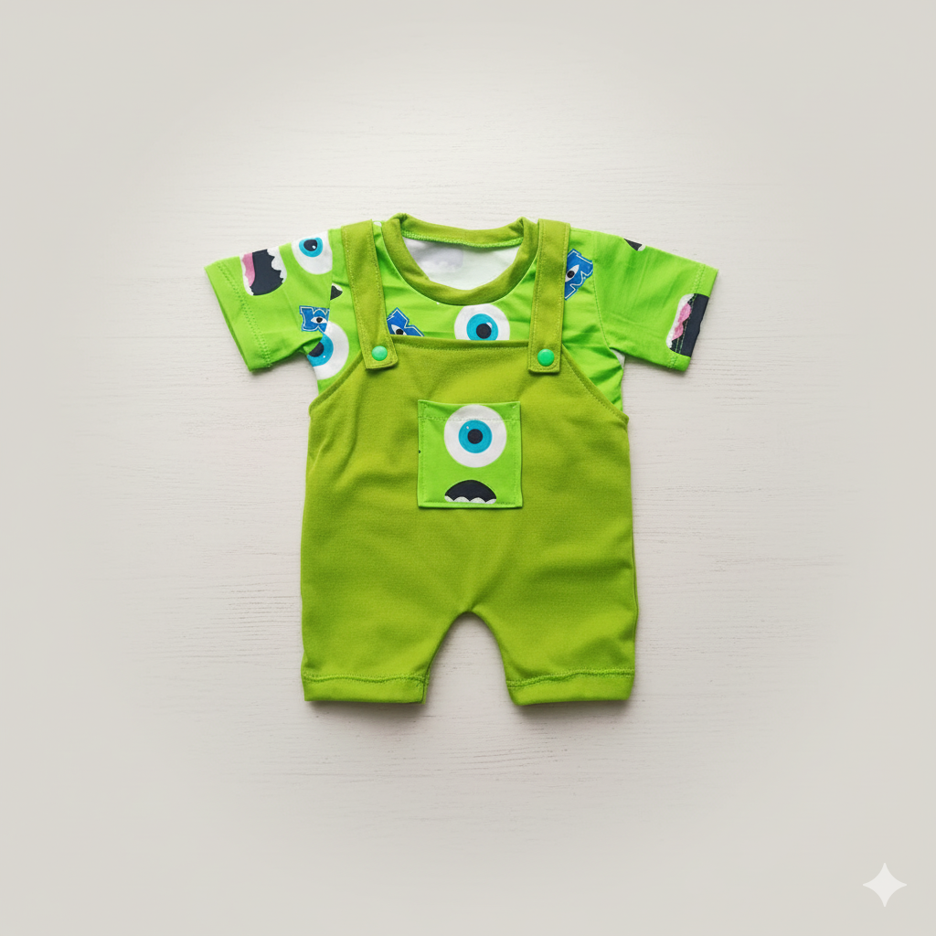 Overol con camiseta Mike wazoswky