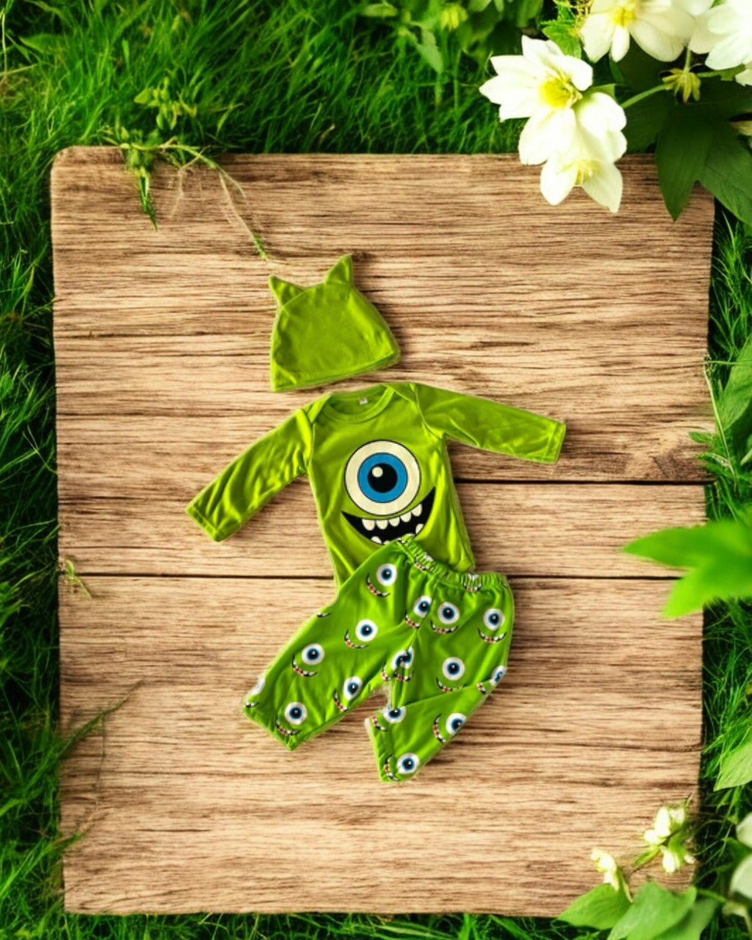 💚👀Conjunto multiusos Mike wazowsky 💚👀