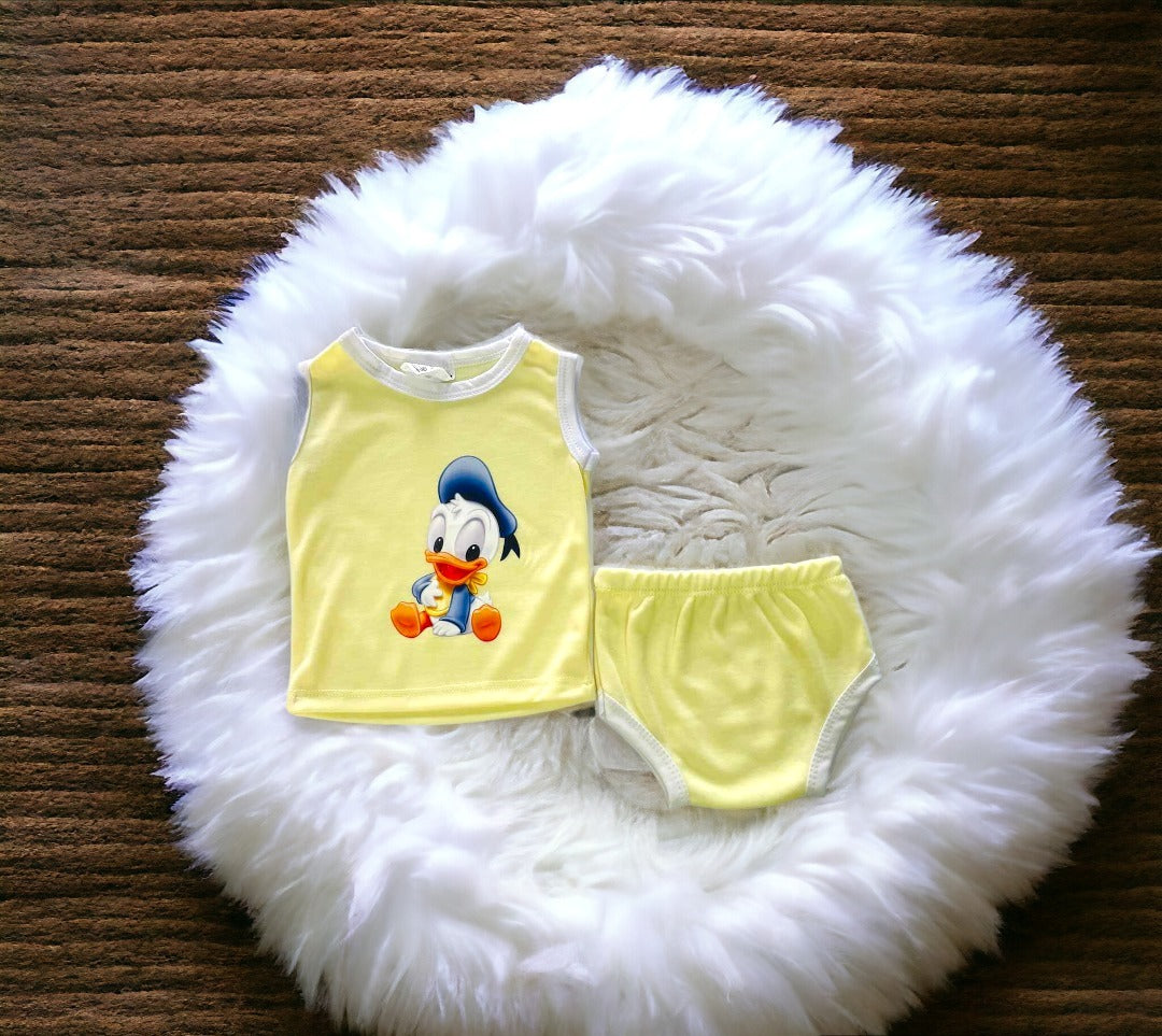conjunto camiseta y calzon para bebe niño