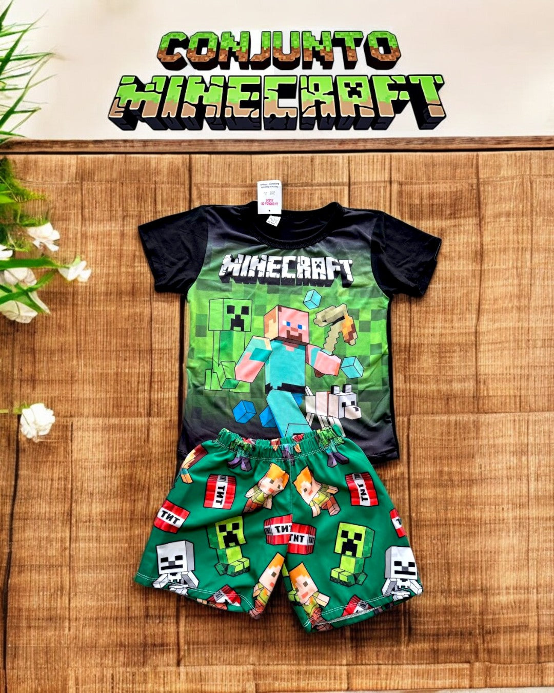 conjunto junior de Minecraft