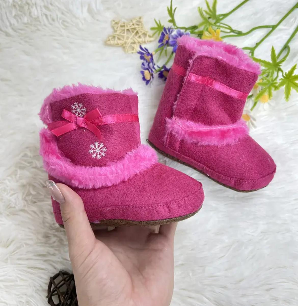 ❄️👢 Boticas “Pink Winter” – ¡Calidez y estilo para tu princesa!