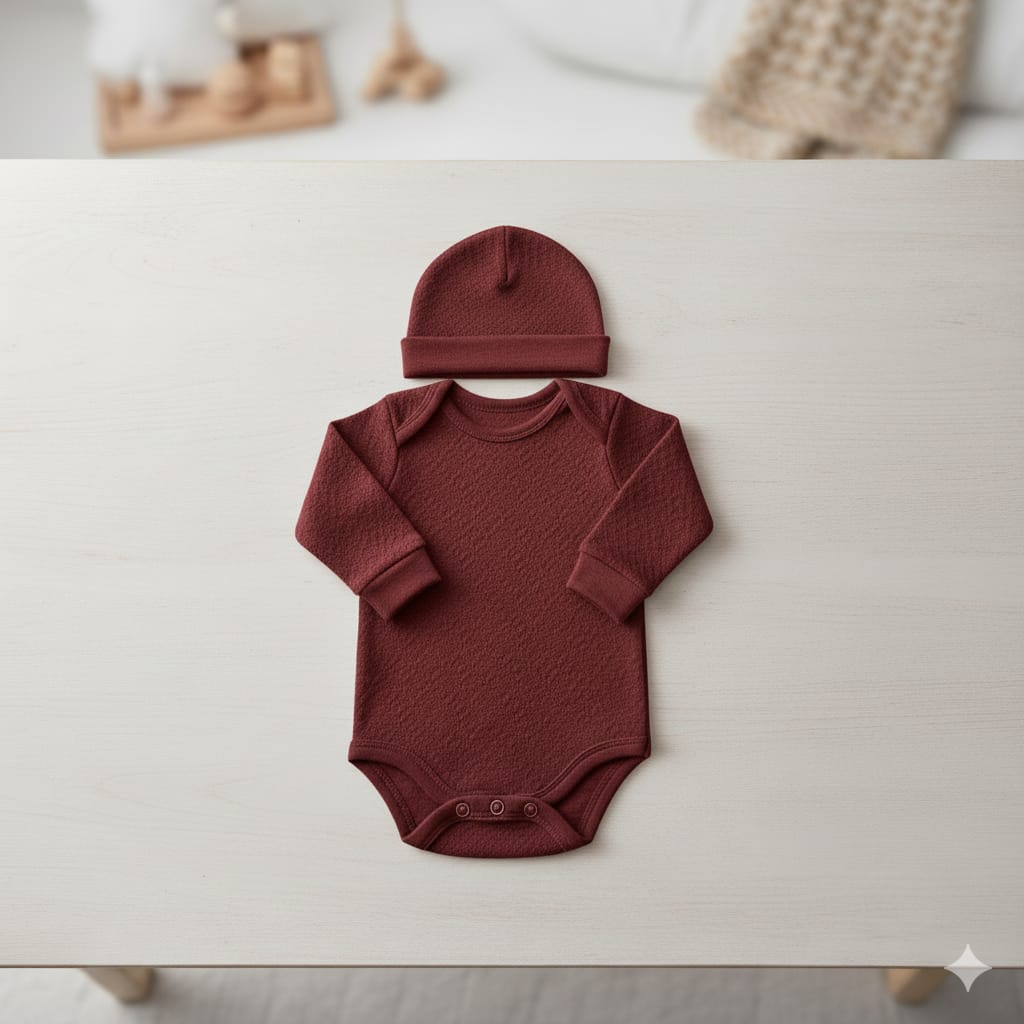 Pack 3 Bodys y Gorros para Bebé - Estilo, suavidad y Confort Garantizado