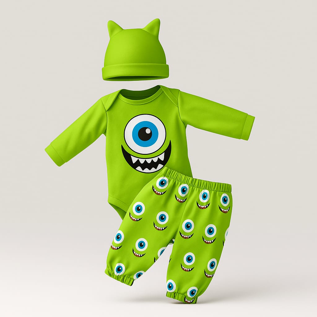 💚👀Conjunto multiusos Mike wazowsky 💚👀