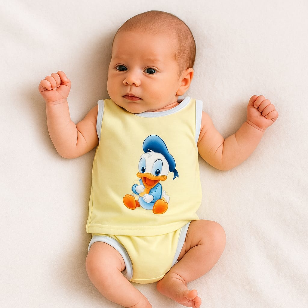 conjunto camiseta y calzon para bebe niño