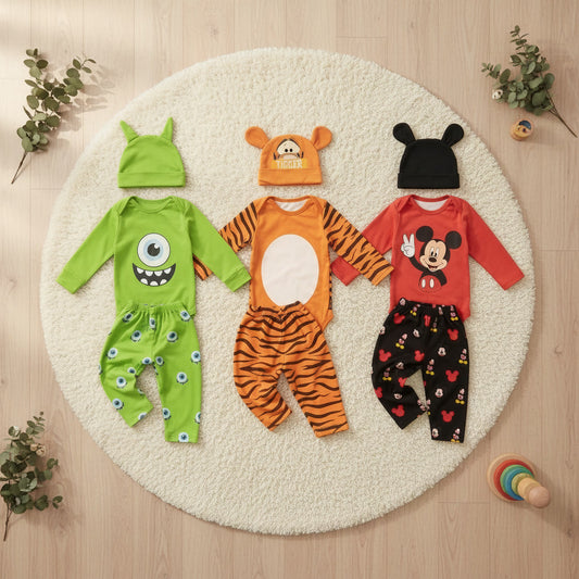 🎀SET MULTIUSOS 3 Piezas – Mickey, Tigger y Mike wazowsky