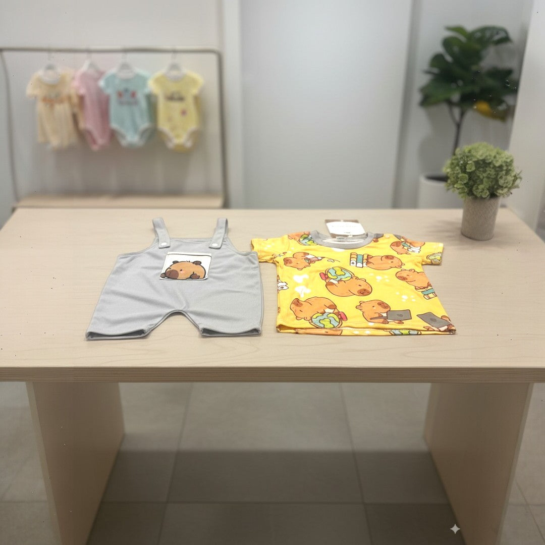 conjunto de capibara 👶💛