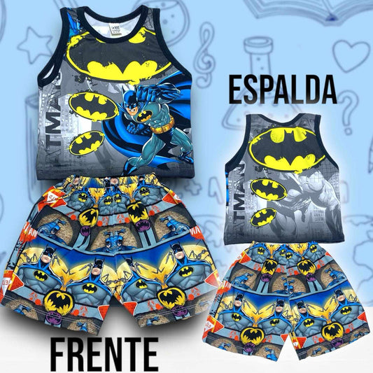 Conjunto Junior batman sin mangas