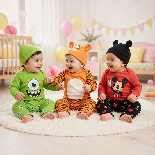 🎀SET MULTIUSOS 3 Piezas – Mickey, Tigger y Mike wazowsky