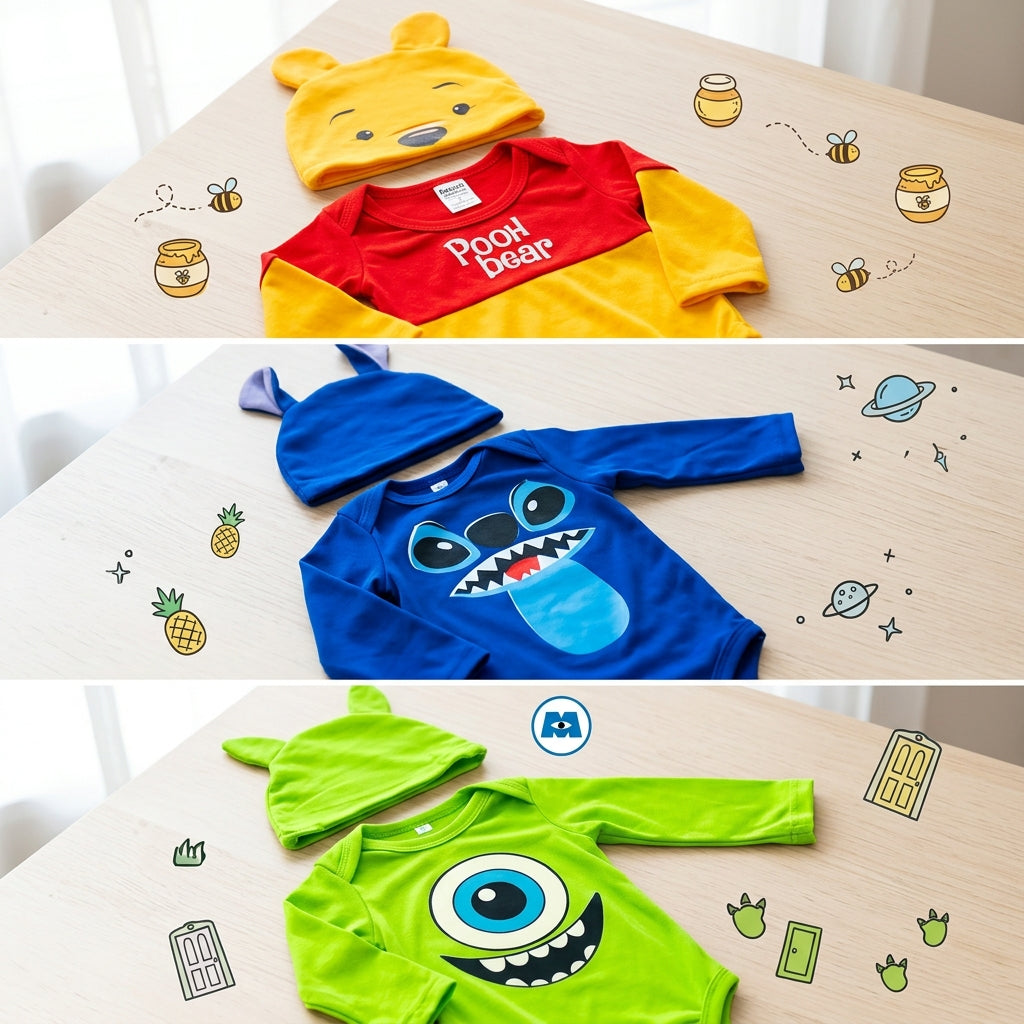 set x 3 Bodys de Personajes