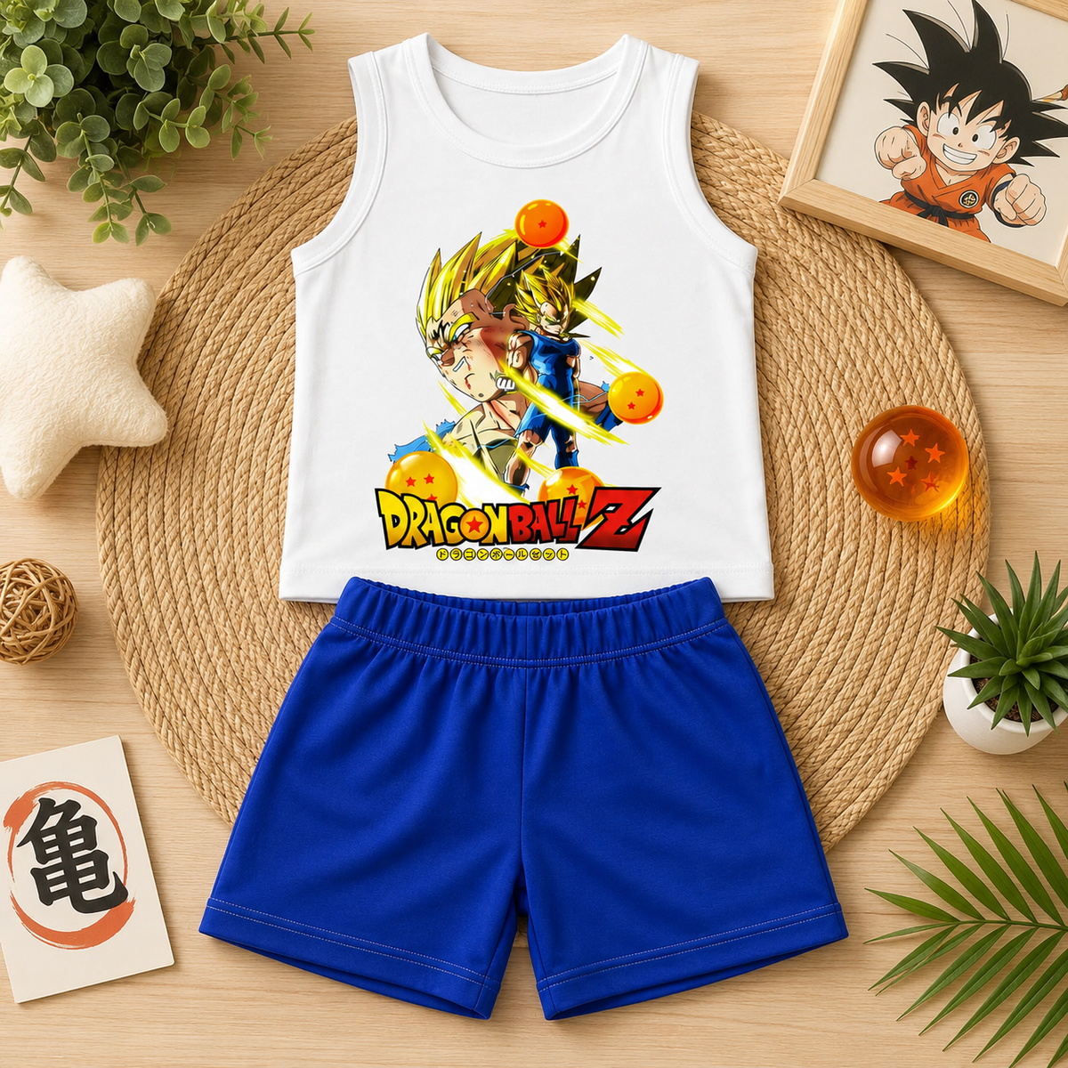 Caserito Príncipe Saiyajin – Camisilla + Short