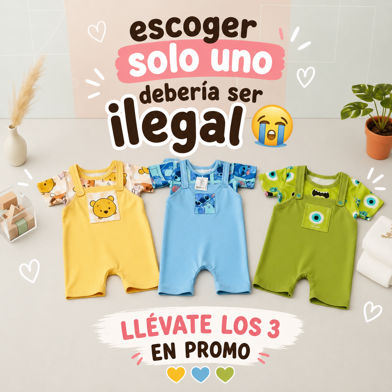3 bragas x 99.990 + Envio