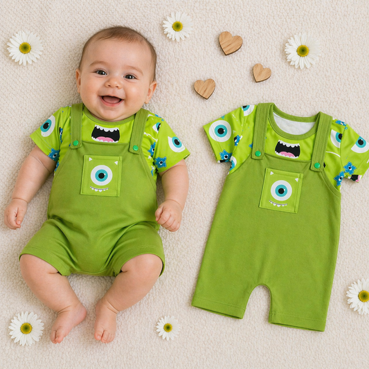 Overol con camiseta Mike wazoswky