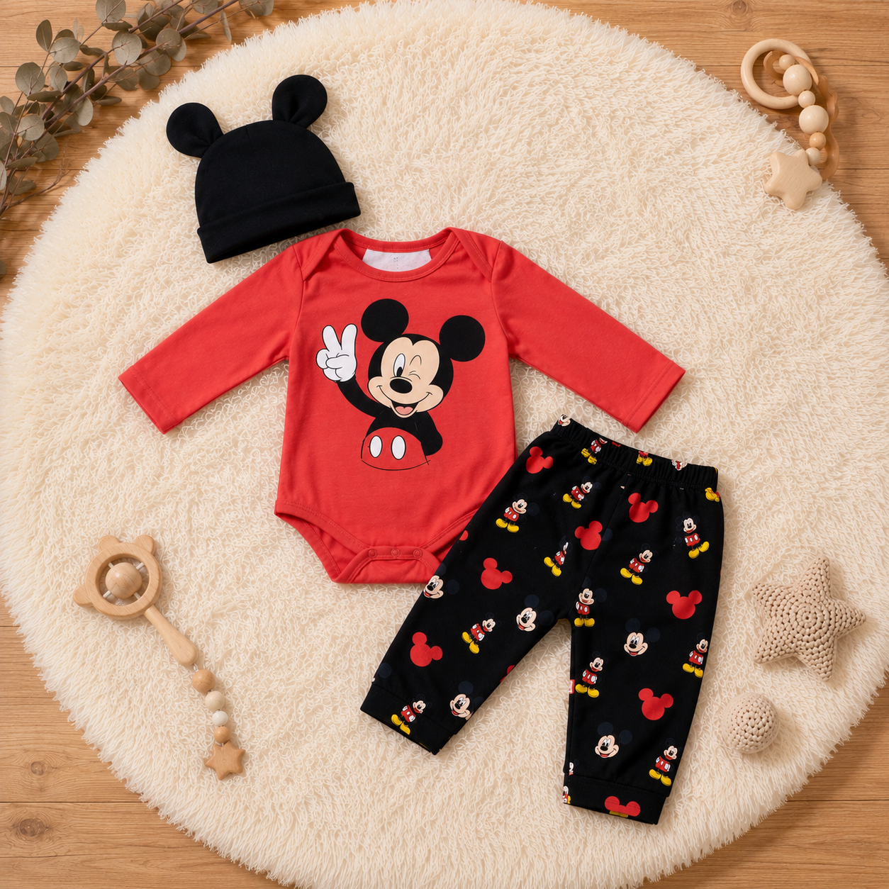 🎀SET MULTIUSOS 3 Piezas – Mickey, Tigger y Mike wazowsky