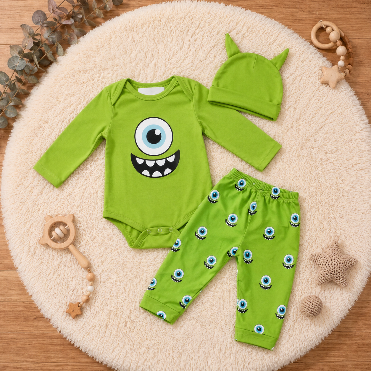 🎀SET MULTIUSOS 3 Piezas – Mickey, Tigger y Mike wazowsky