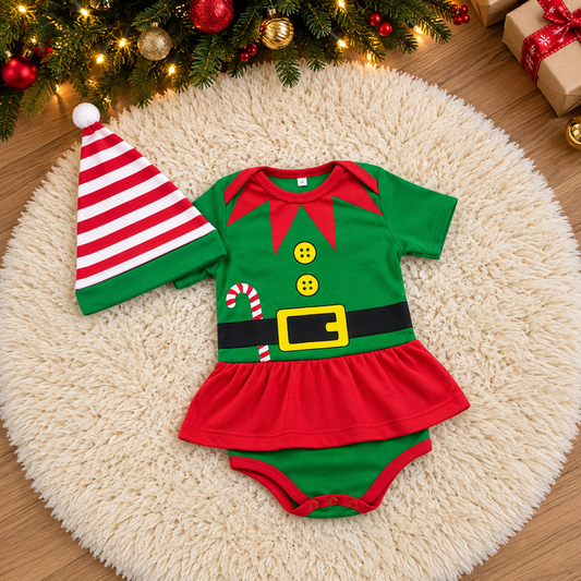 Body Duende de navidad Niña