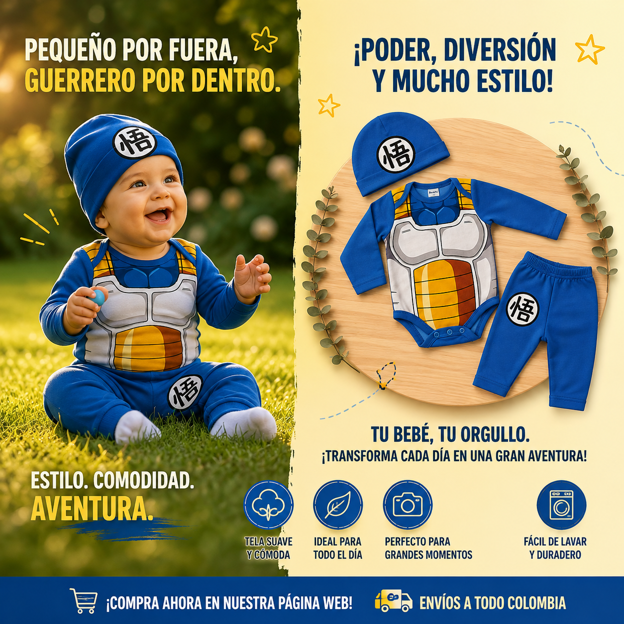 Conjunto multiusos Sayayin