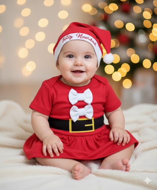Conjunto para bebe de mamá Noel