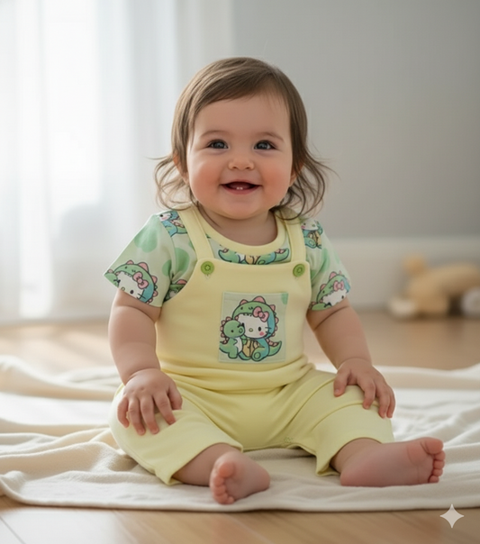 overol para niña hello kitty