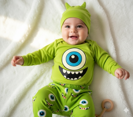 💚👀Conjunto multiusos Mike wazowsky  💚👀