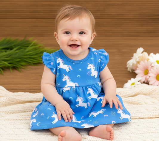 Vestido agua marina