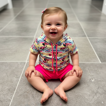Conjunto con capota de minnie