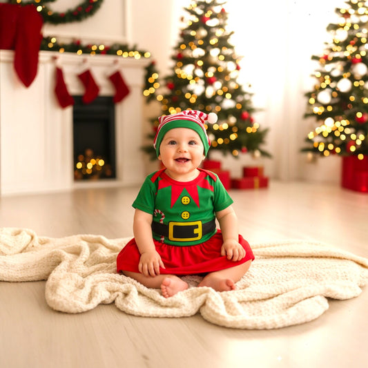 Body Duende de navidad Niña