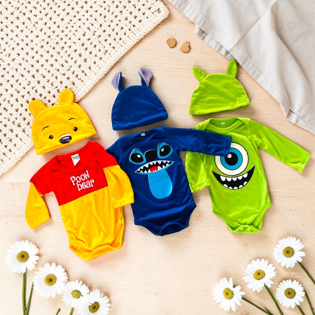 set x 3 Bodys de Personajes