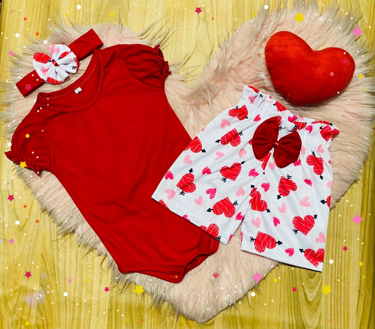 Conjunto short rojo