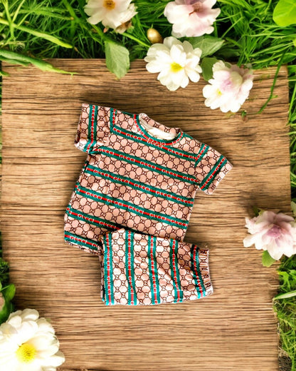 Conjunto Deportivo Inspirado en Gucci ✨🖤💚❤️