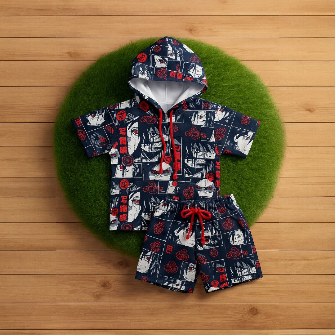 Conjunto de capota uchiha