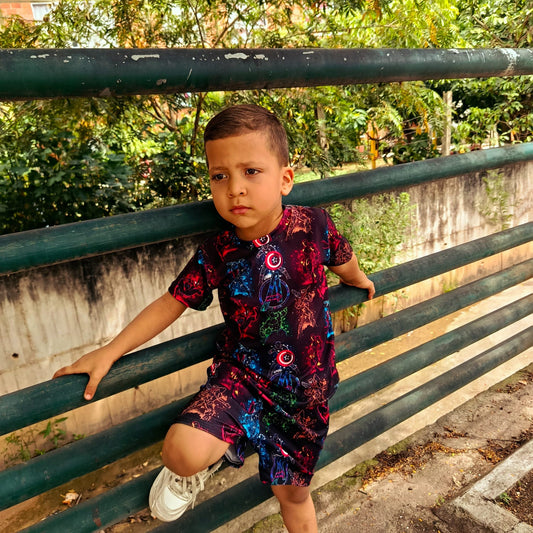 🕷️ Conjunto infantil “Multiverso Hero” – Niños 1 a 5 años