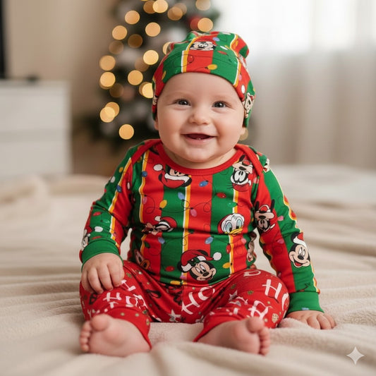 ✨ Conjunto Navideño 3 Piezas para Bebé 🎄