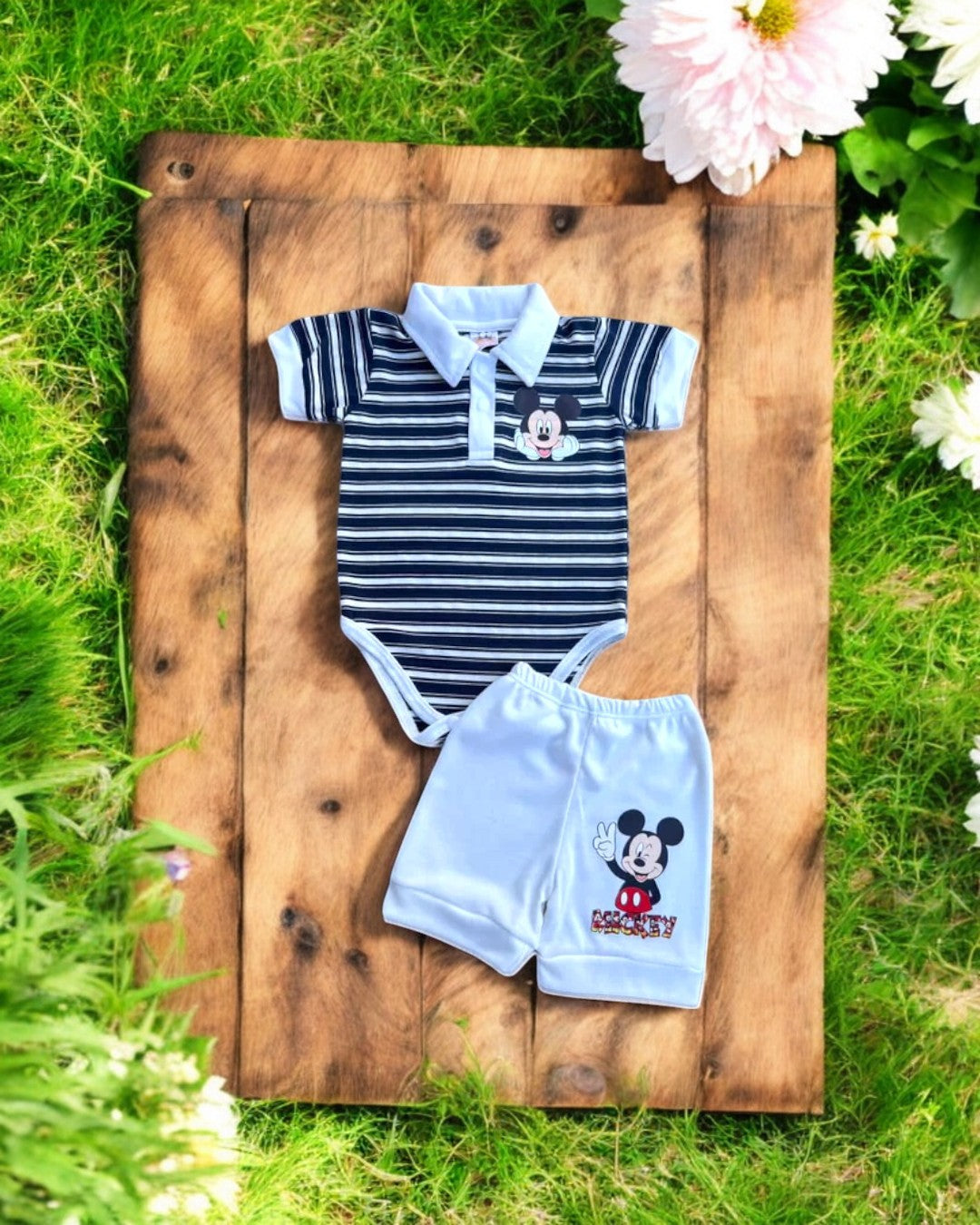 🐭💙 Conjunto tierno y elegante para tu bebé 💙🐭