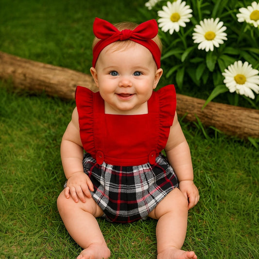 Asoleador Para niña rojo
