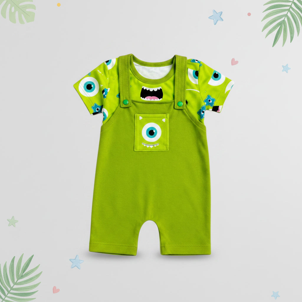 Overol con camiseta Mike wazoswky