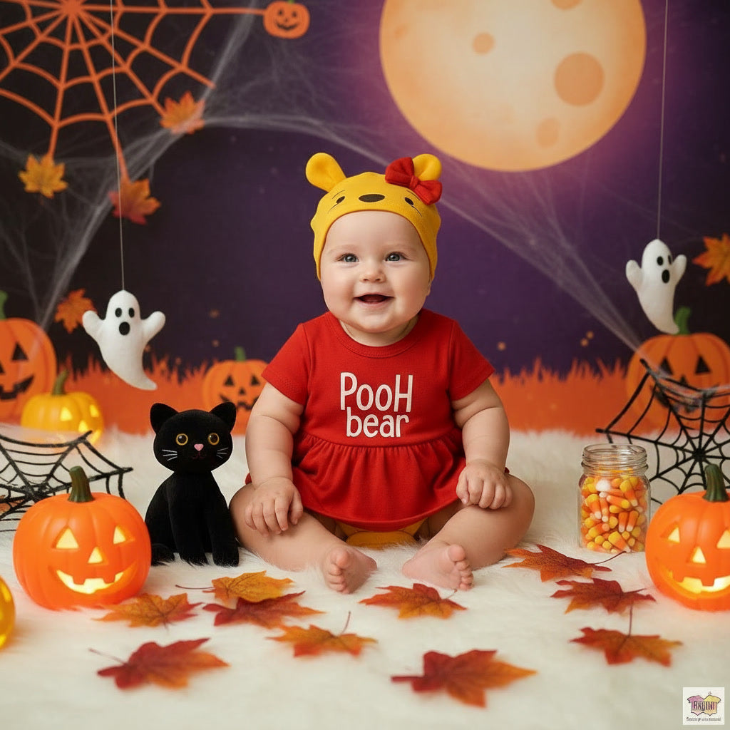 Body Vestido "Pooh Bear" con Gorro – Edición Especial