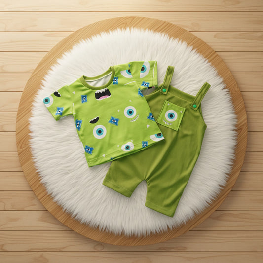 Overol con camiseta Mike wazoswky