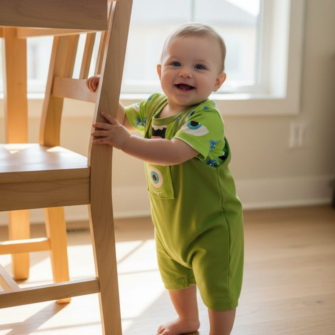 Overol con camiseta Mike wazoswky