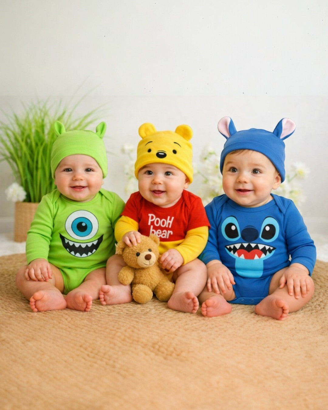 set x 3 Bodys de Personajes